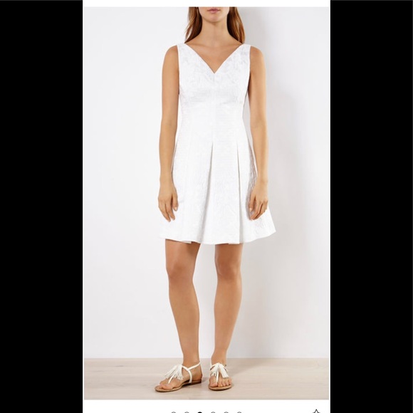 karen millen fit and flare dress